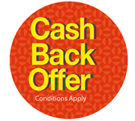 Cash back offer only on our quotes for select specials       |  Graphics by Goholi Team 