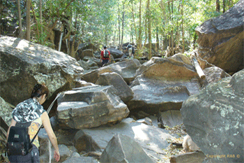 Walk the 900m into Jum Jim Falls gorge and billabong | Credits RAB