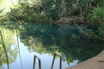 Berry Springs  on the Stuart Highway  |  Credits Parks Australia