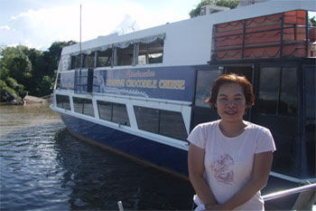 Jumping Crocodile Cruises on the Adelaide River with their  wildlife cruise  |  Credits Dianne Sng