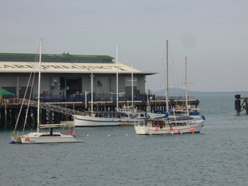 Iconic Australiana photo of Darwin wharf a setting for some iconic movies and our outback Top End | Credits RobBerude 