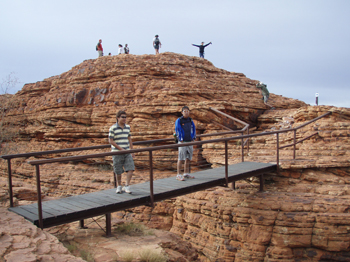 Kings Canyon trip | Credits Dianne and her two sons from Singapore