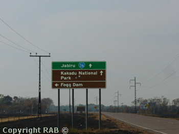 Arnhem Highway north entrance into Kakadu National Park |  Credits RAB