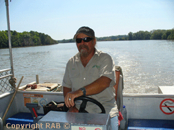 Adelaide River Cruises with Morgan Bowman on their  wildlife and jumping crocodile cruise  |  Credits RAB