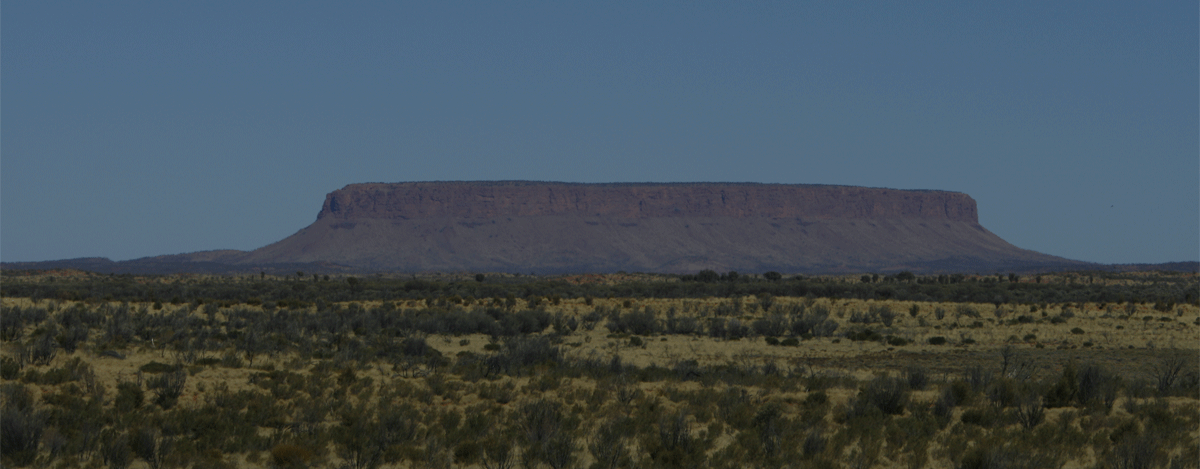 Nope it's not Uluru not even close it's what tricks some folks for the first time it's Mt Connor see more below | Credits Dianne SNG