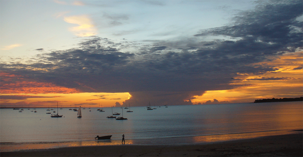 Another day settled in the outback in Darwin at the Darwin Sailing Club. - Credits Rob Berude