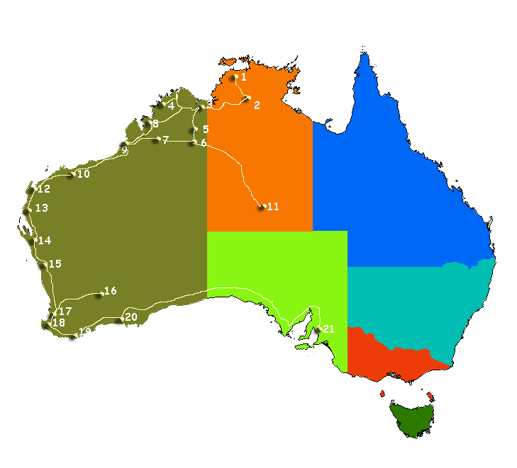 West Coast of Outback Australia | Graphics Goholi  